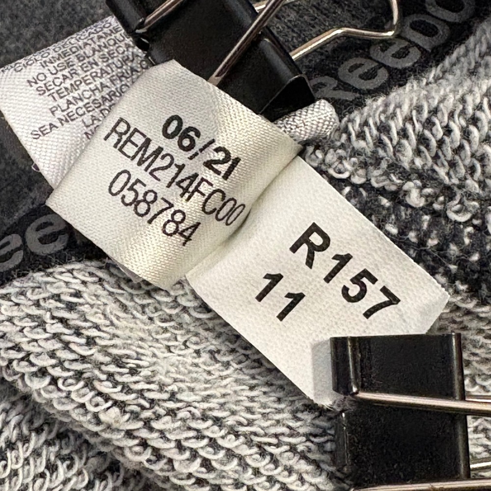 Reebok Gray Logo Sweatshirt Crew Neck Long Sleeve Athleisure Men's Size Large - Picture 11 of 13